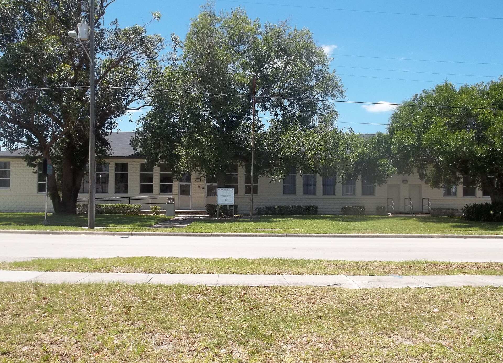 Cocoa Junior High School on Blake Avenue in Cocoa's College Park neighborhood.