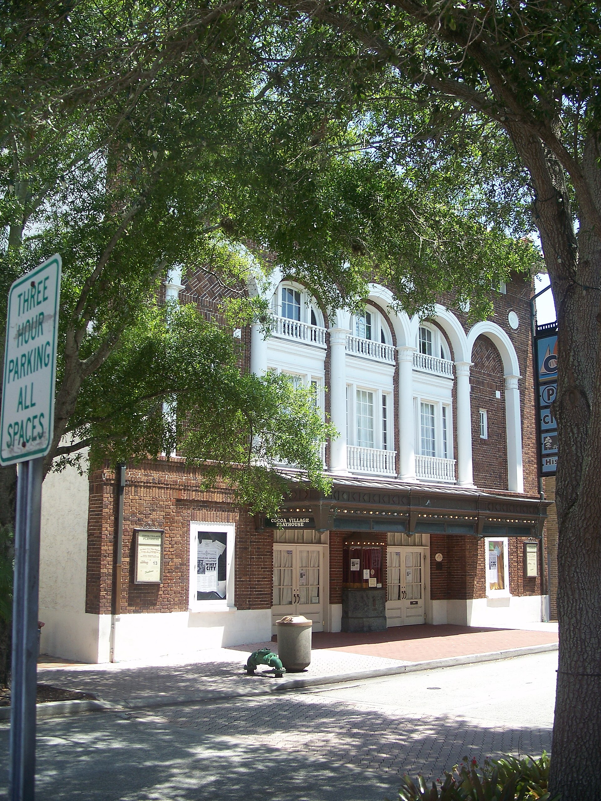 The Aladdin Theatre in Cocoa, Florida, built in 1924.
